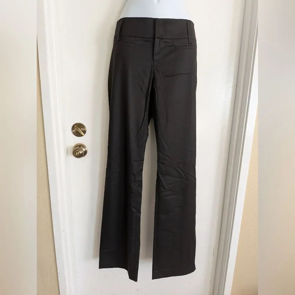Alice And Olivia Employed Black Wide-Leg Career Pants NWT 8. Retail $242